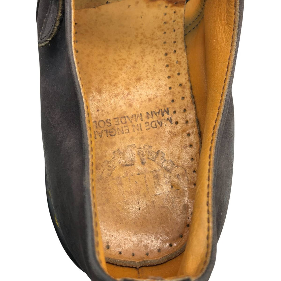 Dr. Martens Strap Shoes, Made in England, Size 9 Men's 28.0cm unclear brown type Vintage Second Hand