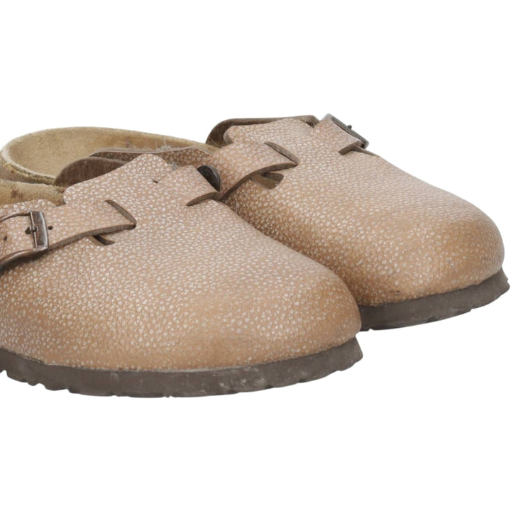 Birkenstock Boston clogs, made in Germany, size 38 Women's 24.0cm unclear brown type Vintage Second Hand