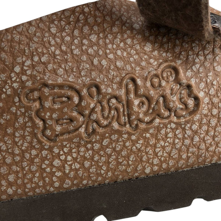 Birkenstock Boston clogs, made in Germany, size 38 Women's 24.0cm unclear brown type Vintage Second Hand