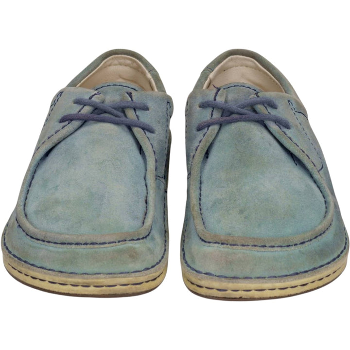 Birkenstock Pasadena Suede Shoes, Size 38 (Women's, equivalent to 9.4 inches) /saa014789 Women's 24.0cm unclear green type Vintage Second Hand