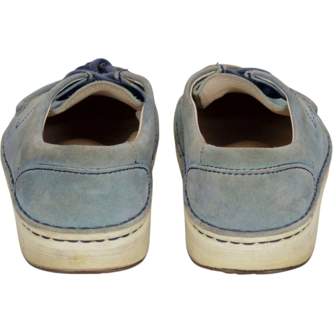 Birkenstock Pasadena Suede Shoes, Size 38 (Women's, equivalent to 9.4 inches) /saa014789 Women's 24.0cm unclear green type Vintage Second Hand