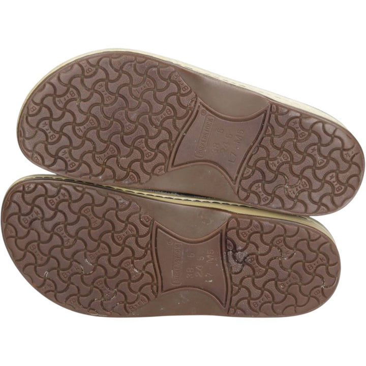 Birkenstock Pasadena Suede Shoes, Size 38 (Women's, equivalent to 9.4 inches) /saa014789 Women's 24.0cm unclear green type Vintage Second Hand