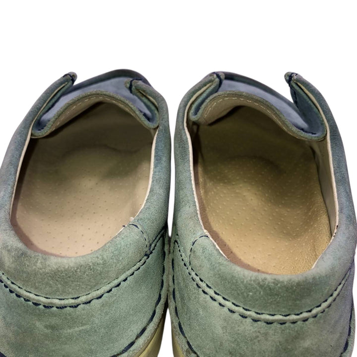 Birkenstock Pasadena Suede Shoes, Size 38 (Women's, equivalent to 9.4 inches) /saa014789 Women's 24.0cm unclear green type Vintage Second Hand