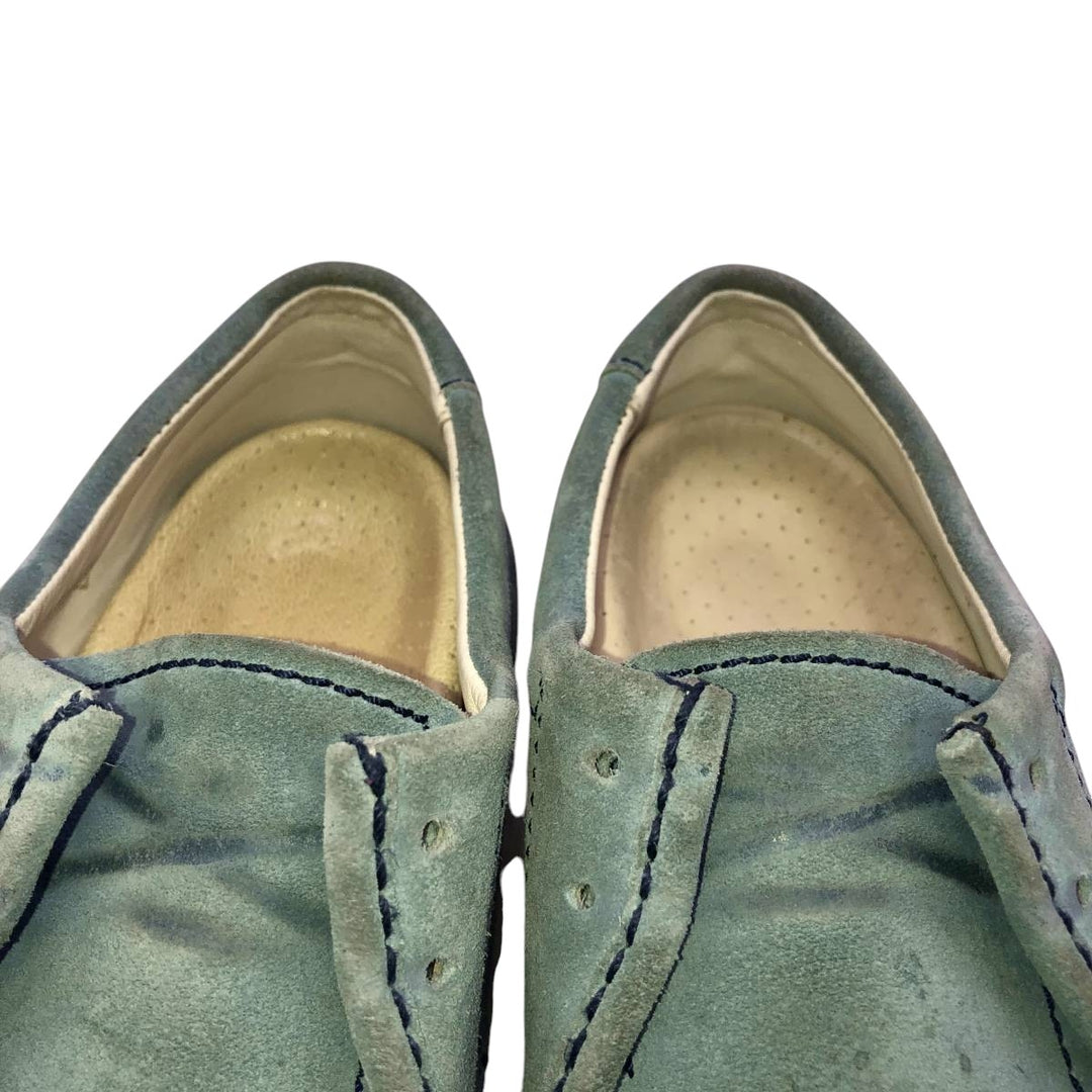 Birkenstock Pasadena Suede Shoes, Size 38 (Women's, equivalent to 9.4 inches) /saa014789 Women's 24.0cm unclear green type Vintage Second Hand