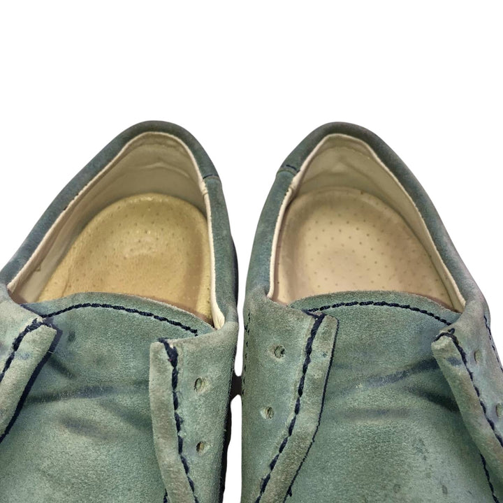 Birkenstock Pasadena Suede Shoes, Size 38 (Women's, equivalent to 9.4 inches) /saa014789 Women's 24.0cm unclear green type Vintage Second Hand