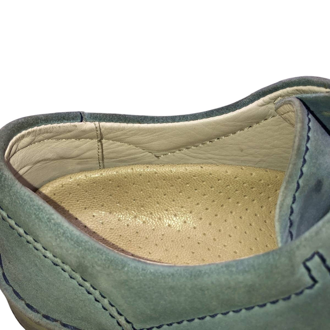 Birkenstock Pasadena Suede Shoes, Size 38 (Women's, equivalent to 9.4 inches) /saa014789 Women's 24.0cm unclear green type Vintage Second Hand