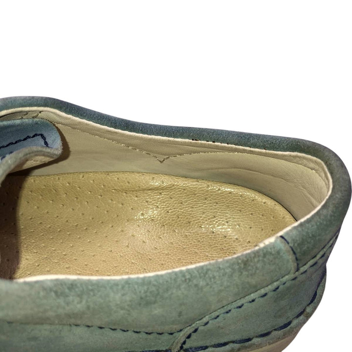 Birkenstock Pasadena Suede Shoes, Size 38 (Women's, equivalent to 9.4 inches) /saa014789 Women's 24.0cm unclear green type Vintage Second Hand