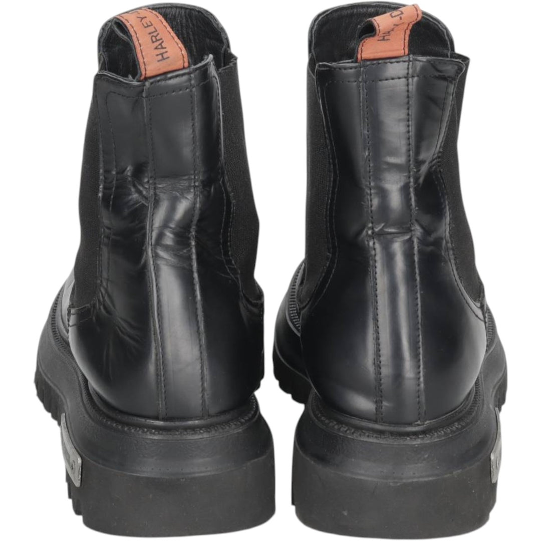 Harley-Davidson Chelsea Boots Size 6 Women's 23.0cm genuine leather black type Vintage Second Hand