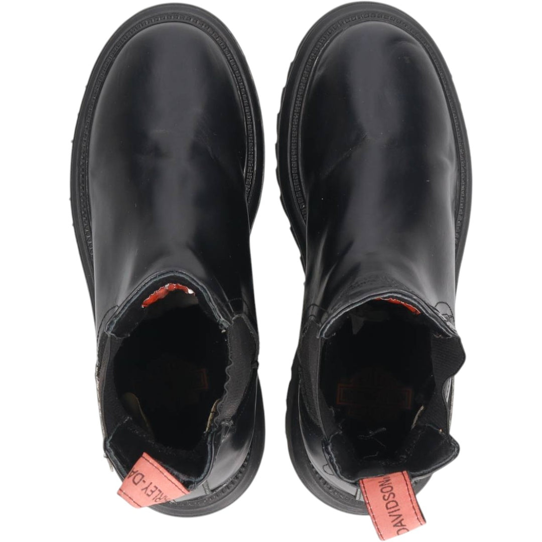 Harley-Davidson Chelsea Boots Size 6 Women's 23.0cm genuine leather black type Vintage Second Hand