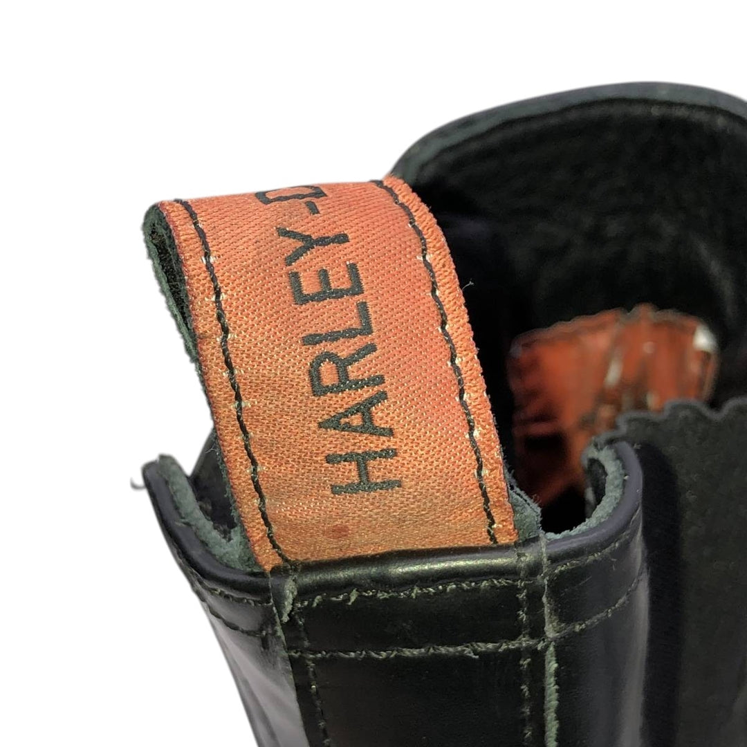 Harley-Davidson Chelsea Boots Size 6 Women's 23.0cm genuine leather black type Vintage Second Hand