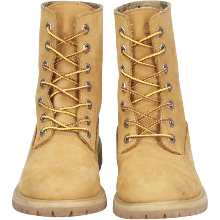Timberland ROLL TOP Suede Work Boots 6W Women's 23.0cm suede brown type Vintage Second Hand