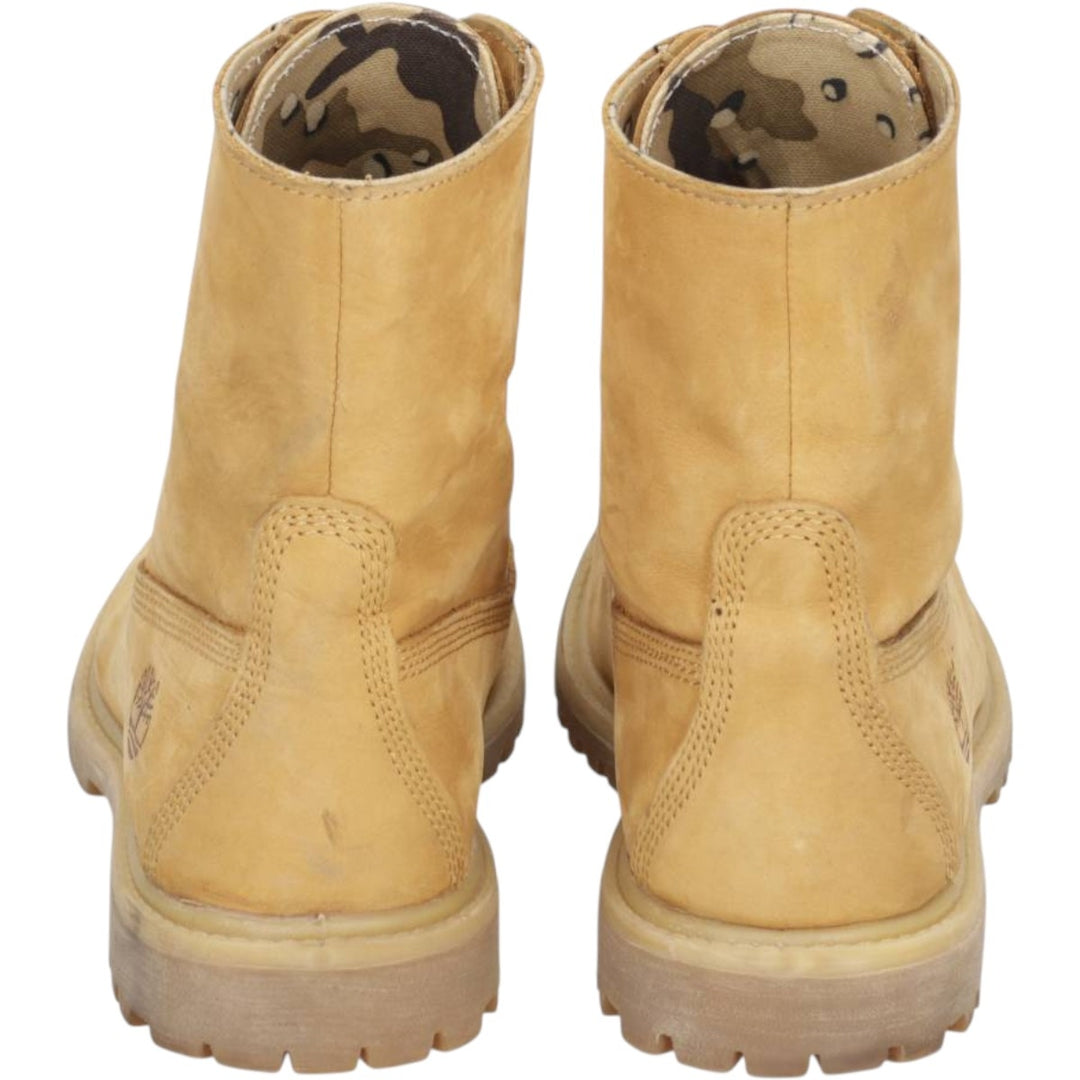 Timberland ROLL TOP Suede Work Boots 6W Women's 23.0cm suede brown type Vintage Second Hand
