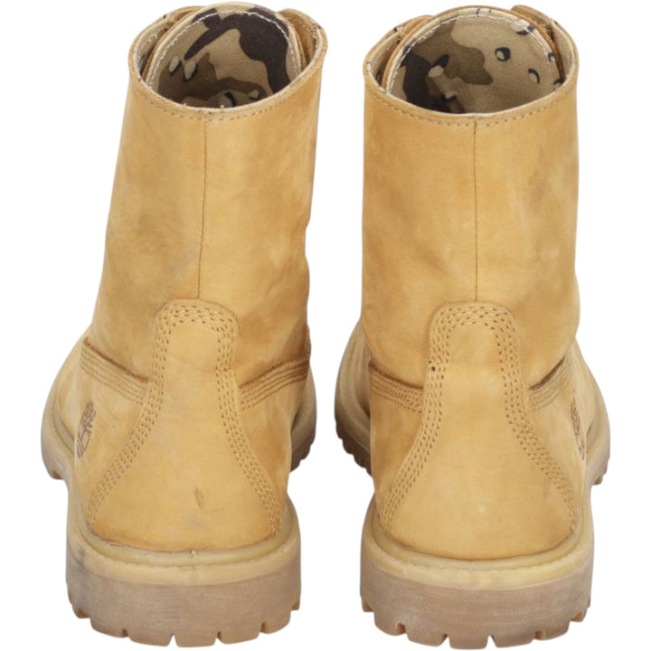 Timberland ROLL TOP Suede Work Boots 6W Women's 23.0cm suede brown type Vintage Second Hand