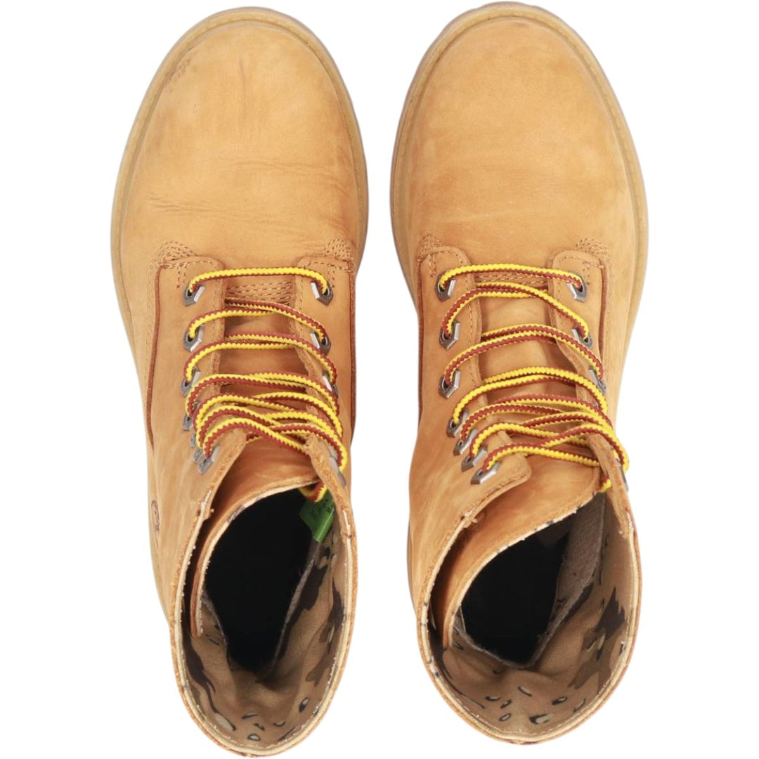Timberland ROLL TOP Suede Work Boots 6W Women's 23.0cm suede brown type Vintage Second Hand