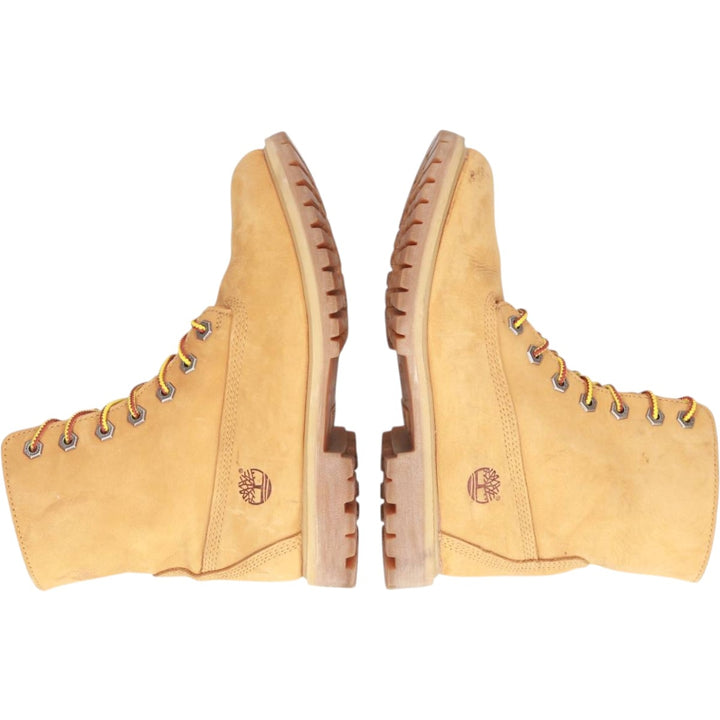 Timberland ROLL TOP Suede Work Boots 6W Women's 23.0cm suede brown type Vintage Second Hand