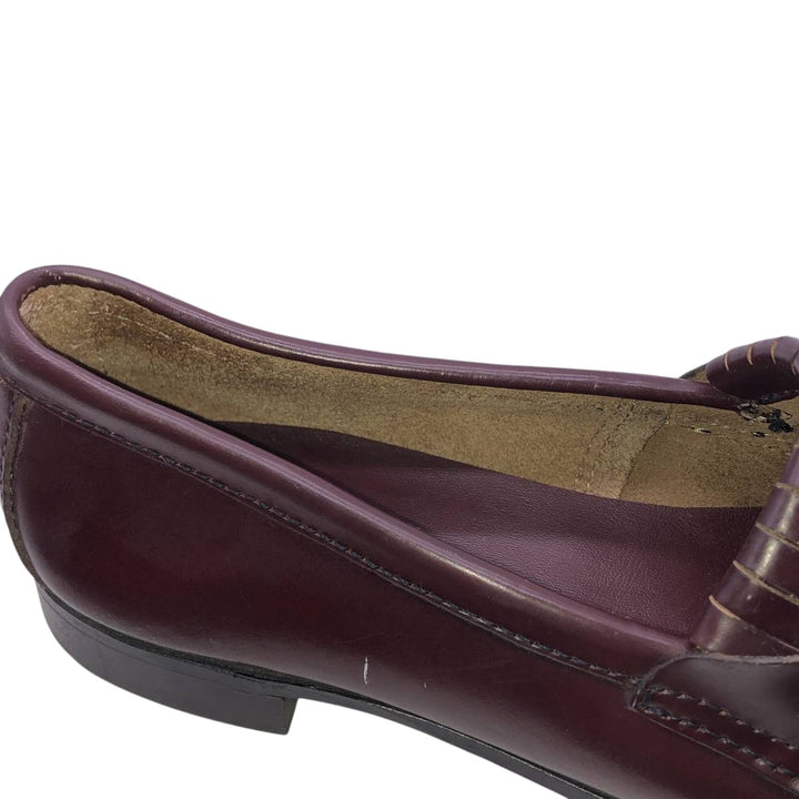 GHBass WEEJUNS Quilted Tongue Bit Loafers, Size 8B (Women's, equivalent to 9.8 inches) /saa014798 Women's 25.0cm genuine leather burgundy type Vintage Second Hand