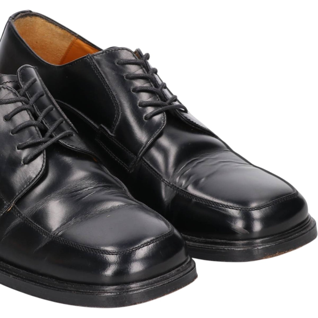 SAVOY TAYLORS GUILD Square Toe U-Tip Shoes, Made in Europe, Size 7, Men's, Size 10.2" (saa014801) Men's 26.0cm unclear black type Vintage Second Hand