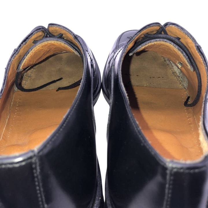 SAVOY TAYLORS GUILD Square Toe U-Tip Shoes, Made in Europe, Size 7, Men's, Size 10.2" (saa014801) Men's 26.0cm unclear black type Vintage Second Hand
