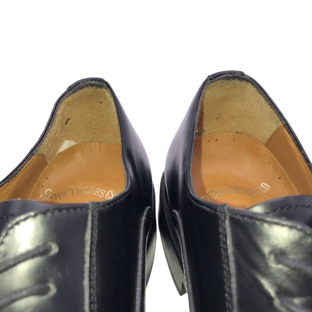 SAVOY TAYLORS GUILD Square Toe U-Tip Shoes, Made in Europe, Size 7, Men's, Size 10.2" (saa014801) Men's 26.0cm unclear black type Vintage Second Hand