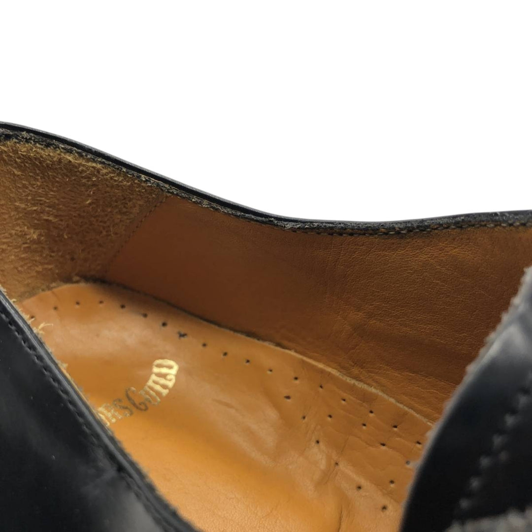 SAVOY TAYLORS GUILD Square Toe U-Tip Shoes, Made in Europe, Size 7, Men's, Size 10.2" (saa014801) Men's 26.0cm unclear black type Vintage Second Hand