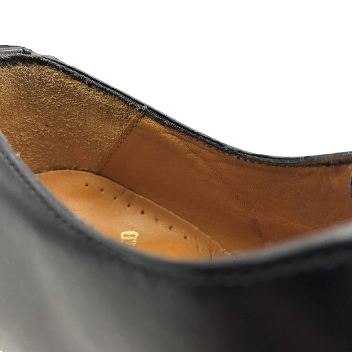 SAVOY TAYLORS GUILD Square Toe U-Tip Shoes, Made in Europe, Size 7, Men's, Size 10.2" (saa014801) Men's 26.0cm unclear black type Vintage Second Hand