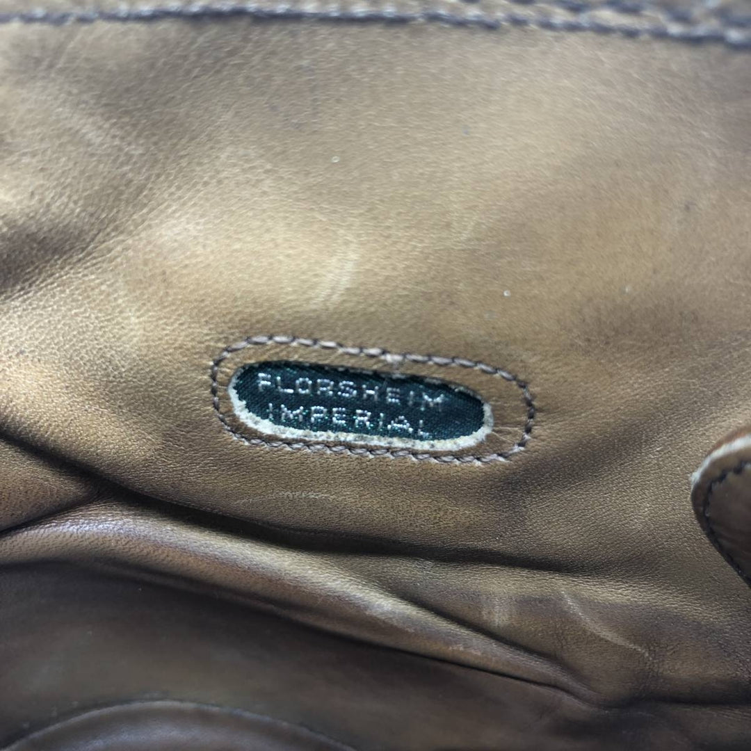 Florsheim Imperial Monk Strap Boots, Size 7 1/2 E Men's 25.5cm unclear brown type Vintage Second Hand