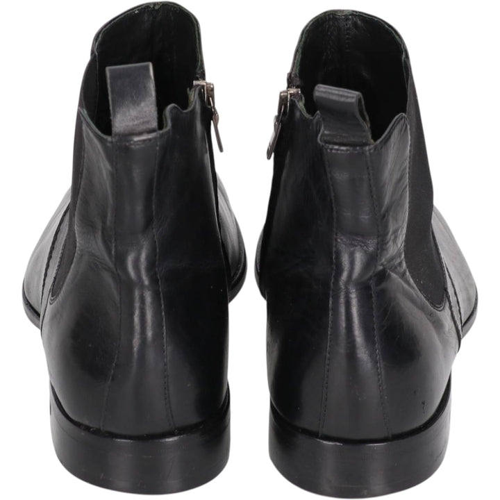 JOOP Side Zip Boots Made in Italy Size 43 Men's 29.5cm genuine leather black type Vintage Second Hand