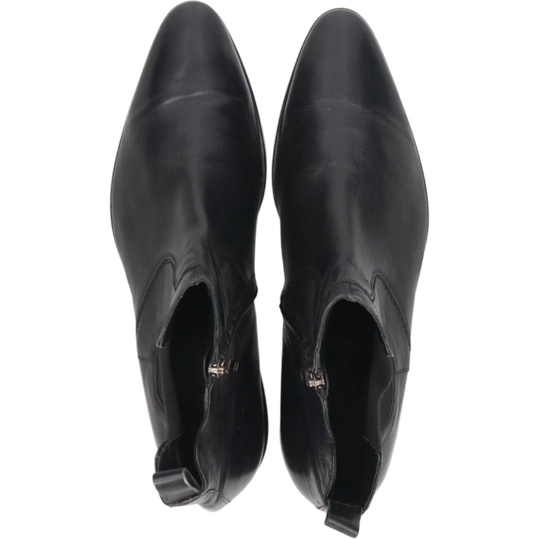 JOOP Side Zip Boots Made in Italy Size 43 Men's 29.5cm genuine leather black type Vintage Second Hand