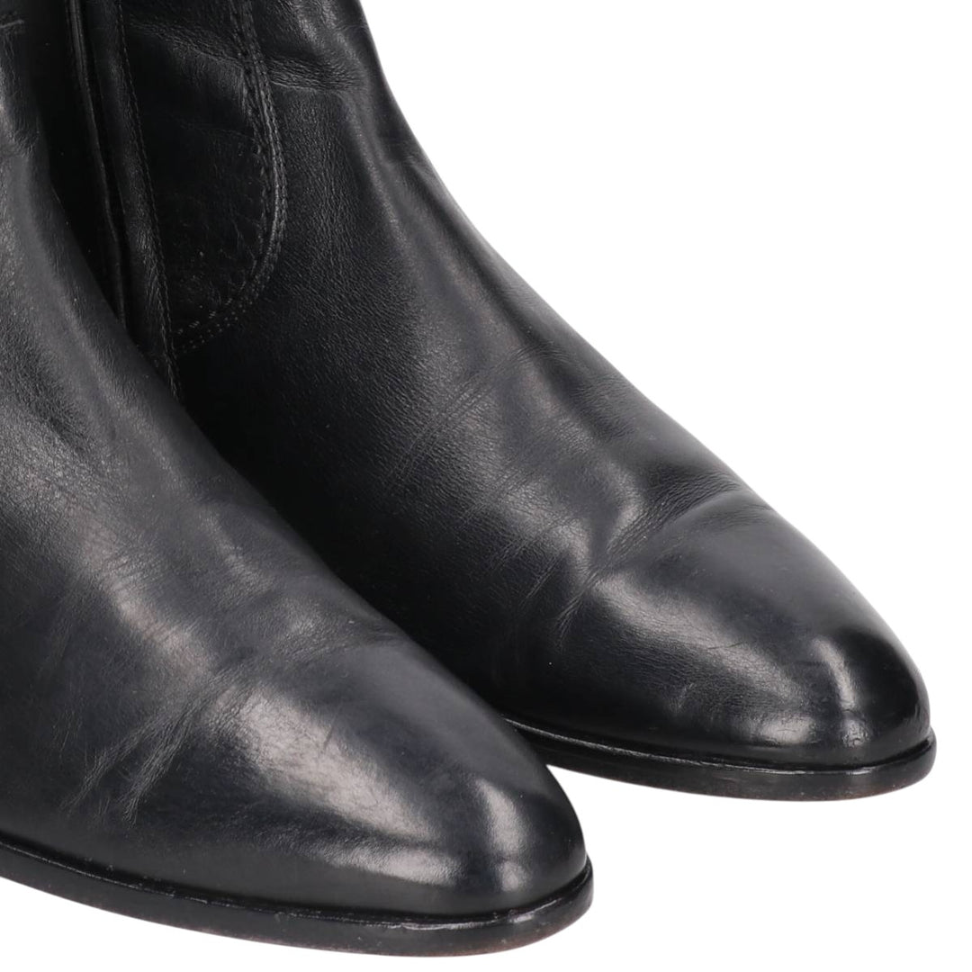 JOOP Side Zip Boots Made in Italy Size 43 Men's 29.5cm genuine leather black type Vintage Second Hand