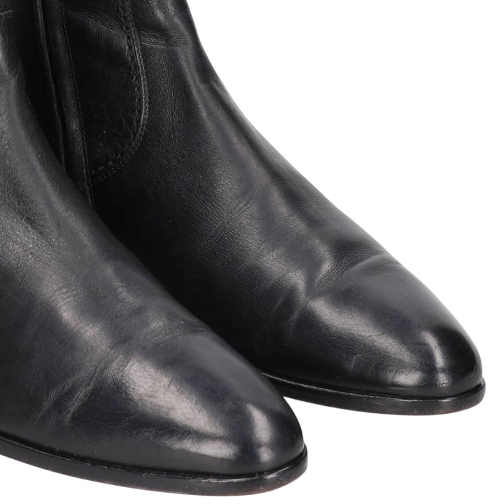 JOOP Side Zip Boots Made in Italy Size 43 Men's 29.5cm genuine leather black type Vintage Second Hand