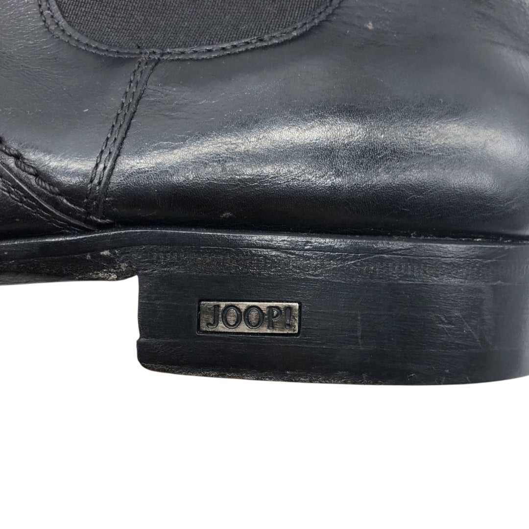 JOOP Side Zip Boots Made in Italy Size 43 Men's 29.5cm genuine leather black type Vintage Second Hand