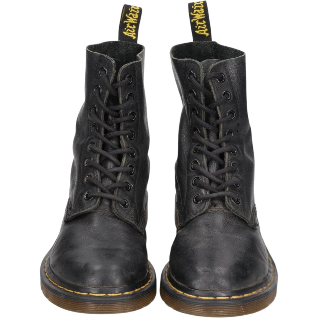 Dr. Martens 8-hole boots 6 Women's 25.0cm genuine leather black type Vintage Second Hand