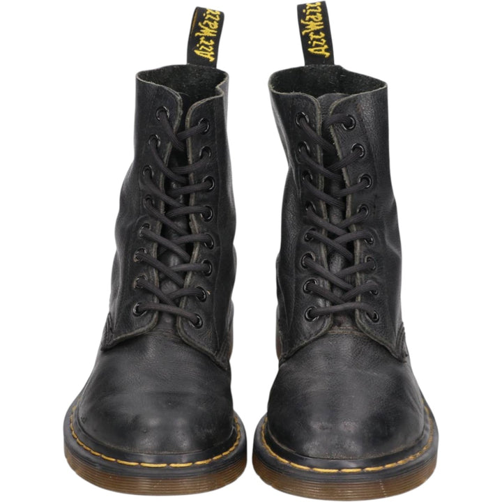 Dr. Martens 8-hole boots 6 Women's 25.0cm genuine leather black type Vintage Second Hand