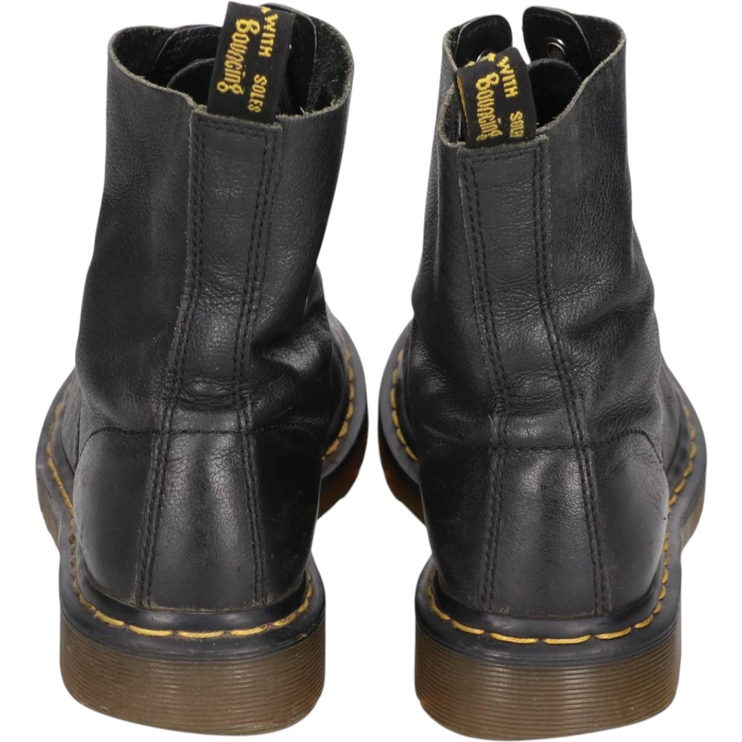 Dr. Martens 8-hole boots 6 Women's 25.0cm genuine leather black type Vintage Second Hand