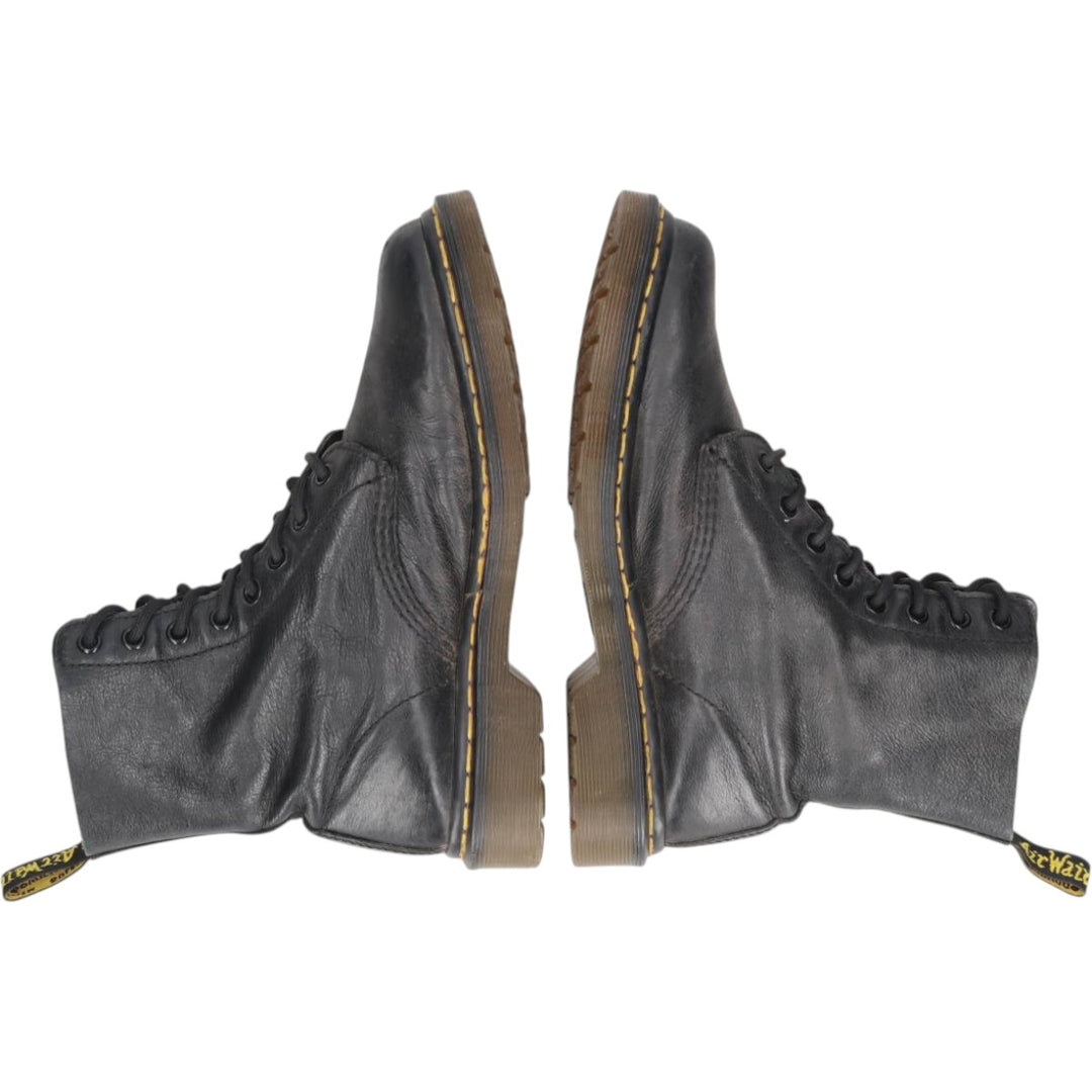 Dr. Martens 8-hole boots 6 Women's 25.0cm genuine leather black type Vintage Second Hand
