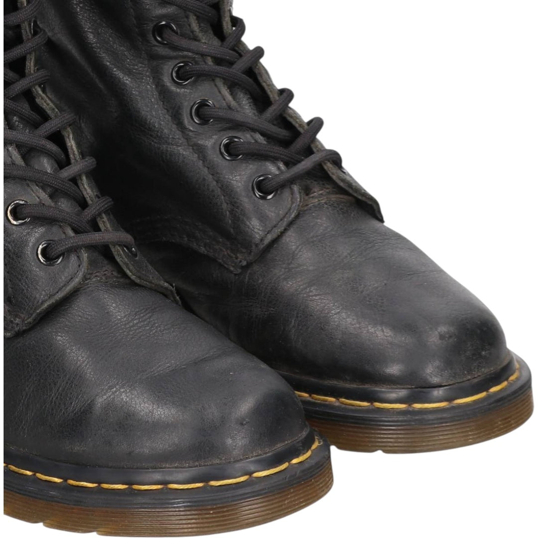 Dr. Martens 8-hole boots 6 Women's 25.0cm genuine leather black type Vintage Second Hand