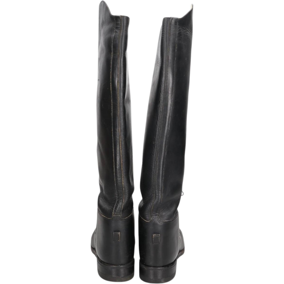 BOND BOOT CO. THE EFFINGHAM Jockey Riding Boots, Made in USA, Size 8 Women's 25.0cm unclear black type Vintage Second Hand