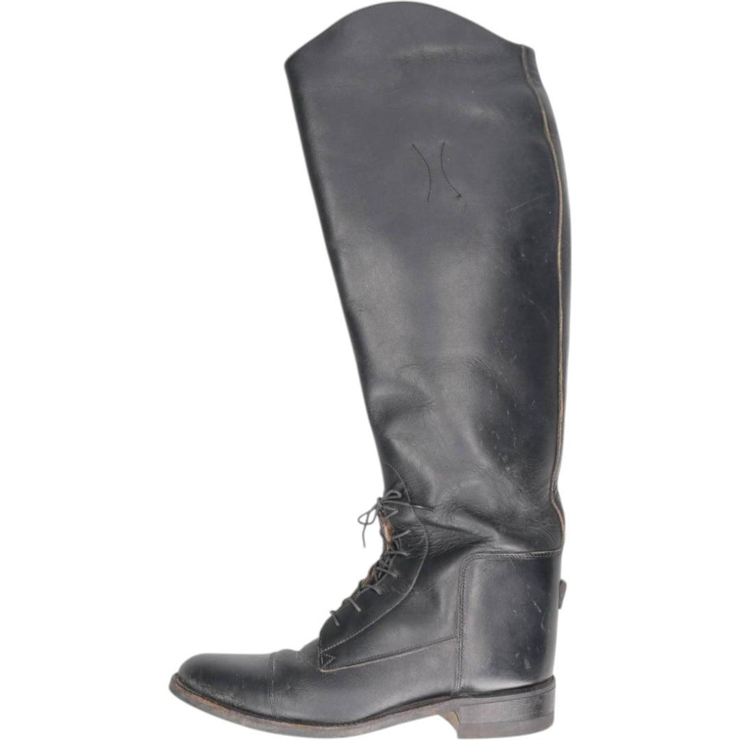 BOND BOOT CO. THE EFFINGHAM Jockey Riding Boots, Made in USA, Size 8 Women's 25.0cm unclear black type Vintage Second Hand