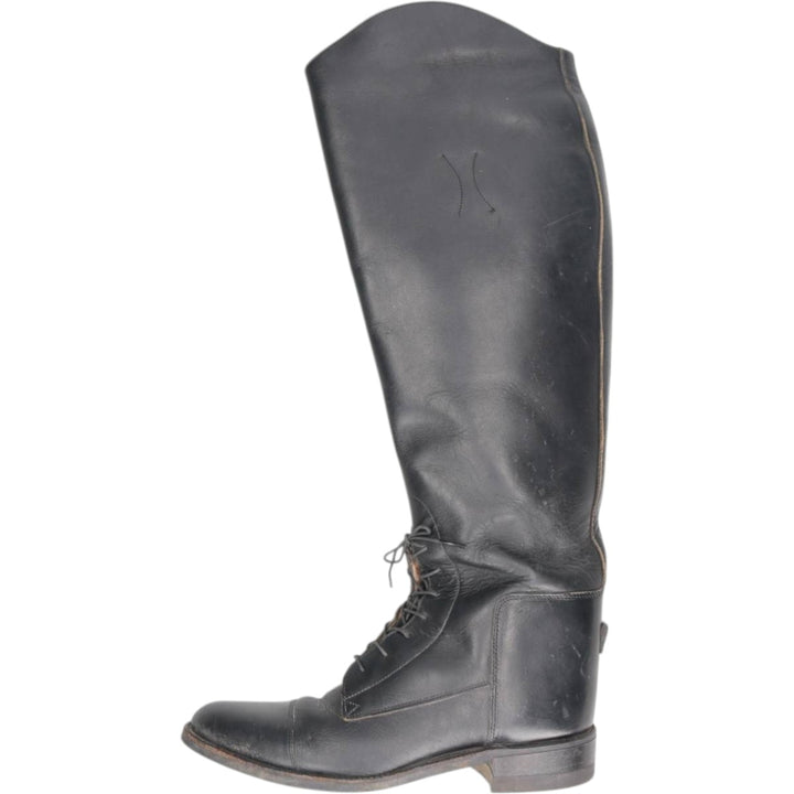 BOND BOOT CO. THE EFFINGHAM Jockey Riding Boots, Made in USA, Size 8 Women's 25.0cm unclear black type Vintage Second Hand