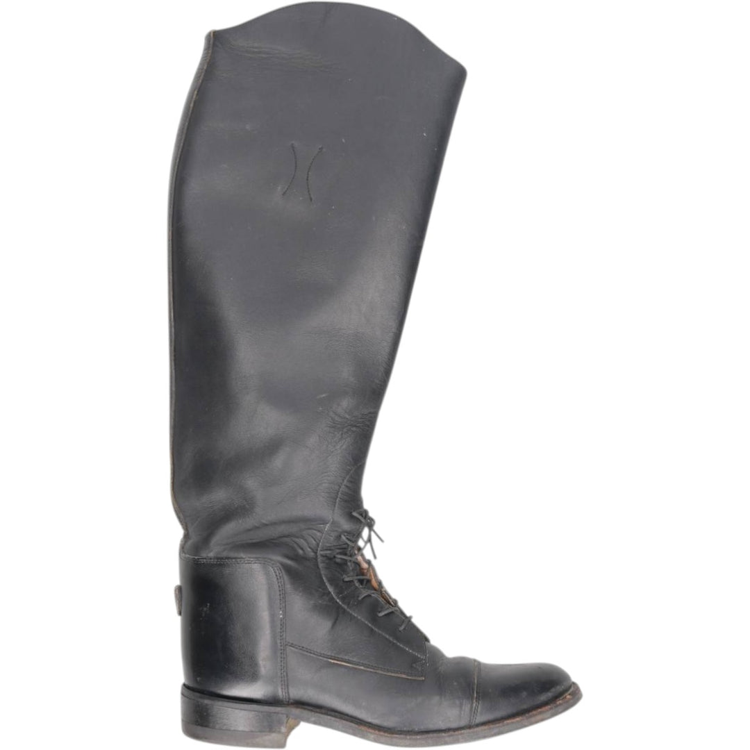 BOND BOOT CO. THE EFFINGHAM Jockey Riding Boots, Made in USA, Size 8 Women's 25.0cm unclear black type Vintage Second Hand