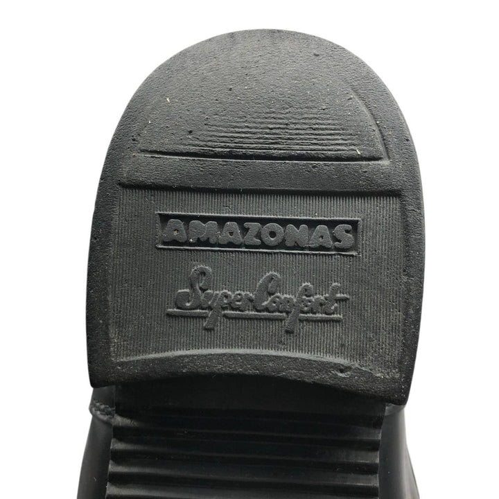 Straight-tip jockey riding boots, size 8 1/2R (equivalent to women's 9.8" /saa014829 Women's 25.0cm unclear black type Vintage Second Hand