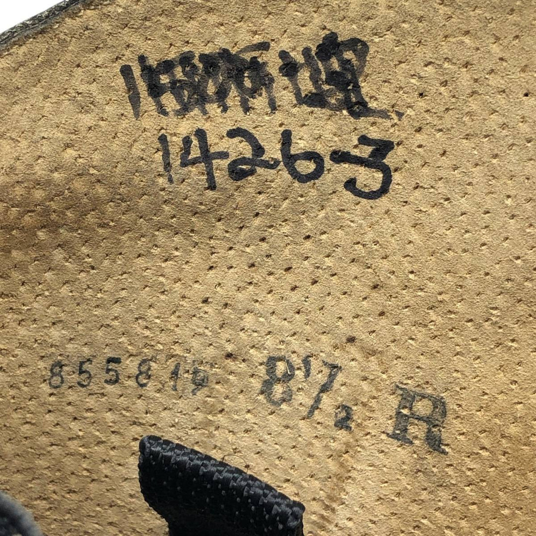 Straight-tip jockey riding boots, size 8 1/2R (equivalent to women's 9.8" /saa014829 Women's 25.0cm unclear black type Vintage Second Hand