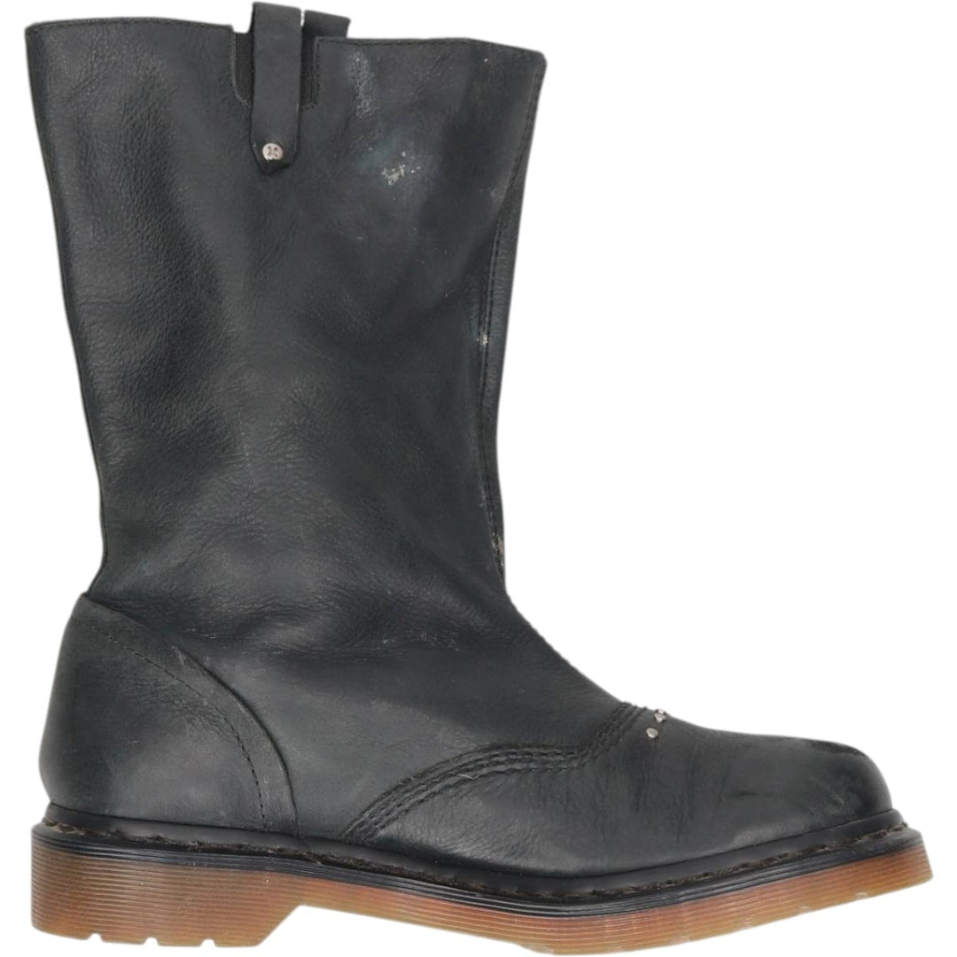 Dr. Martens ALEXIA Studded Motorcycle Boots, Size 7 (Women's, equivalent to 10.2 inches) /saa014830 Women's 26.0cm unclear black type Vintage Second Hand