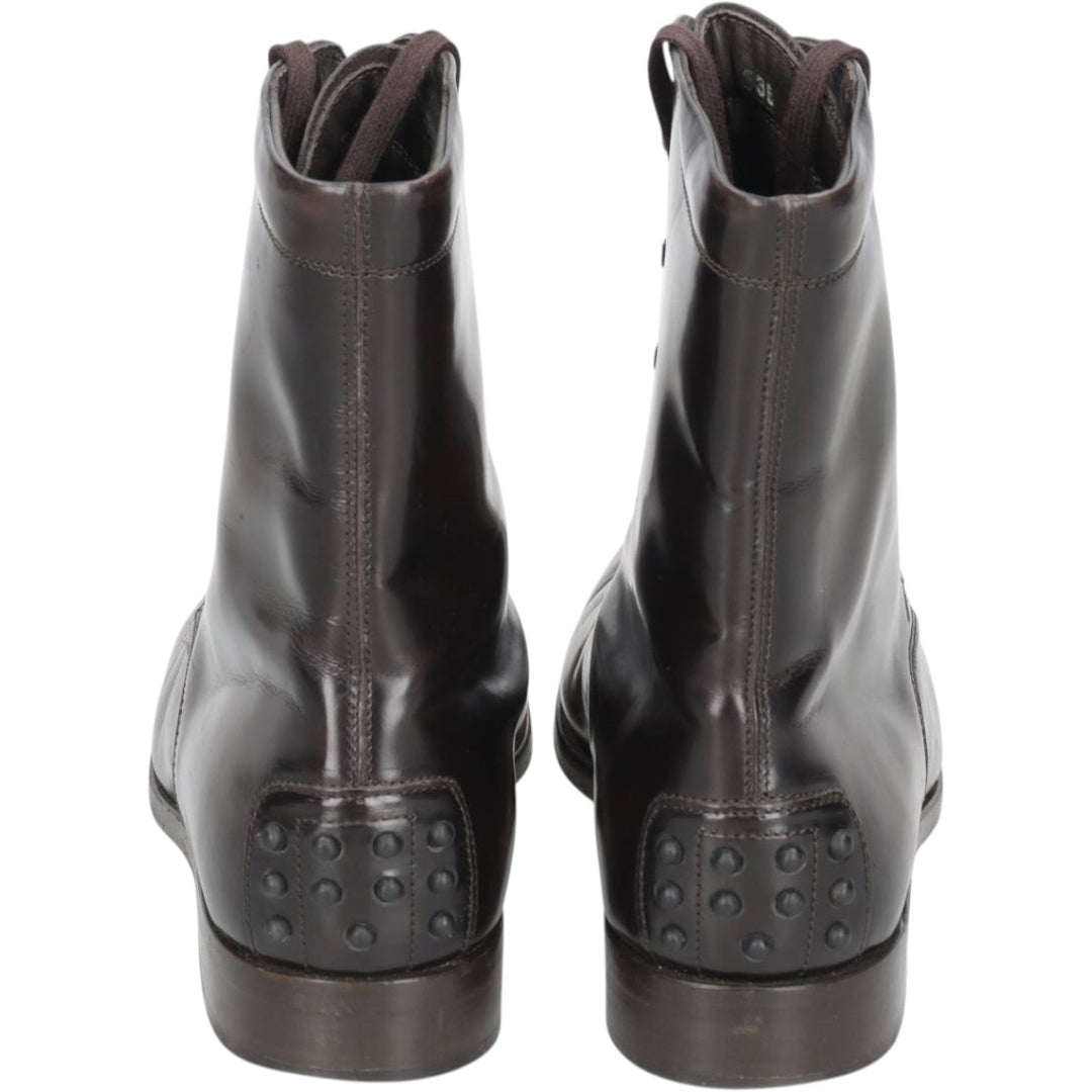 Tod's lace-up boots, made in Italy, size 36 Women's 23.0cm unclear brown type Vintage Second Hand