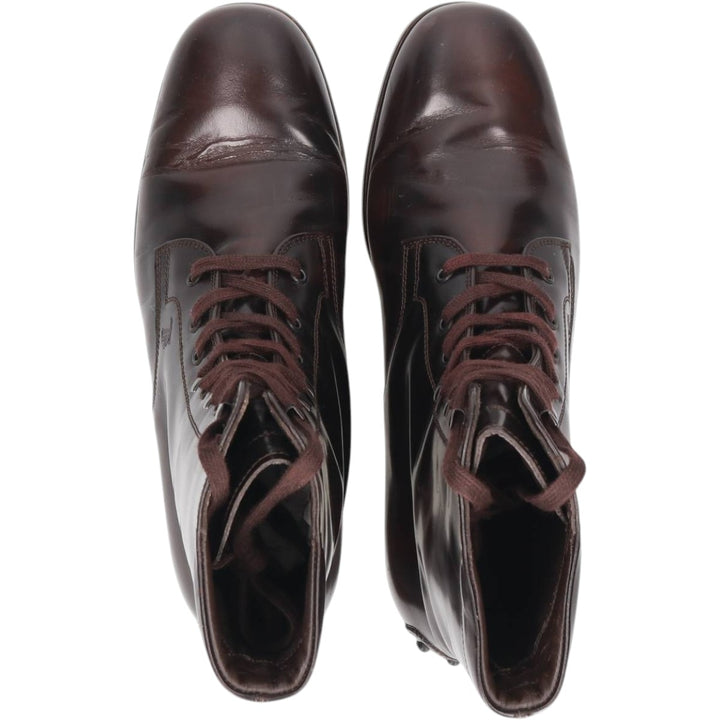 Tod's lace-up boots, made in Italy, size 36 Women's 23.0cm unclear brown type Vintage Second Hand