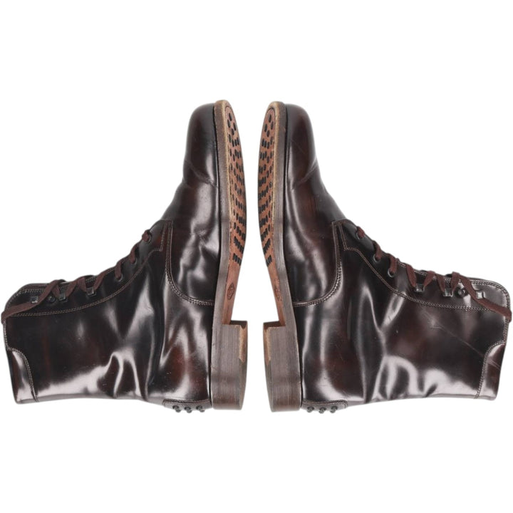 Tod's lace-up boots, made in Italy, size 36 Women's 23.0cm unclear brown type Vintage Second Hand