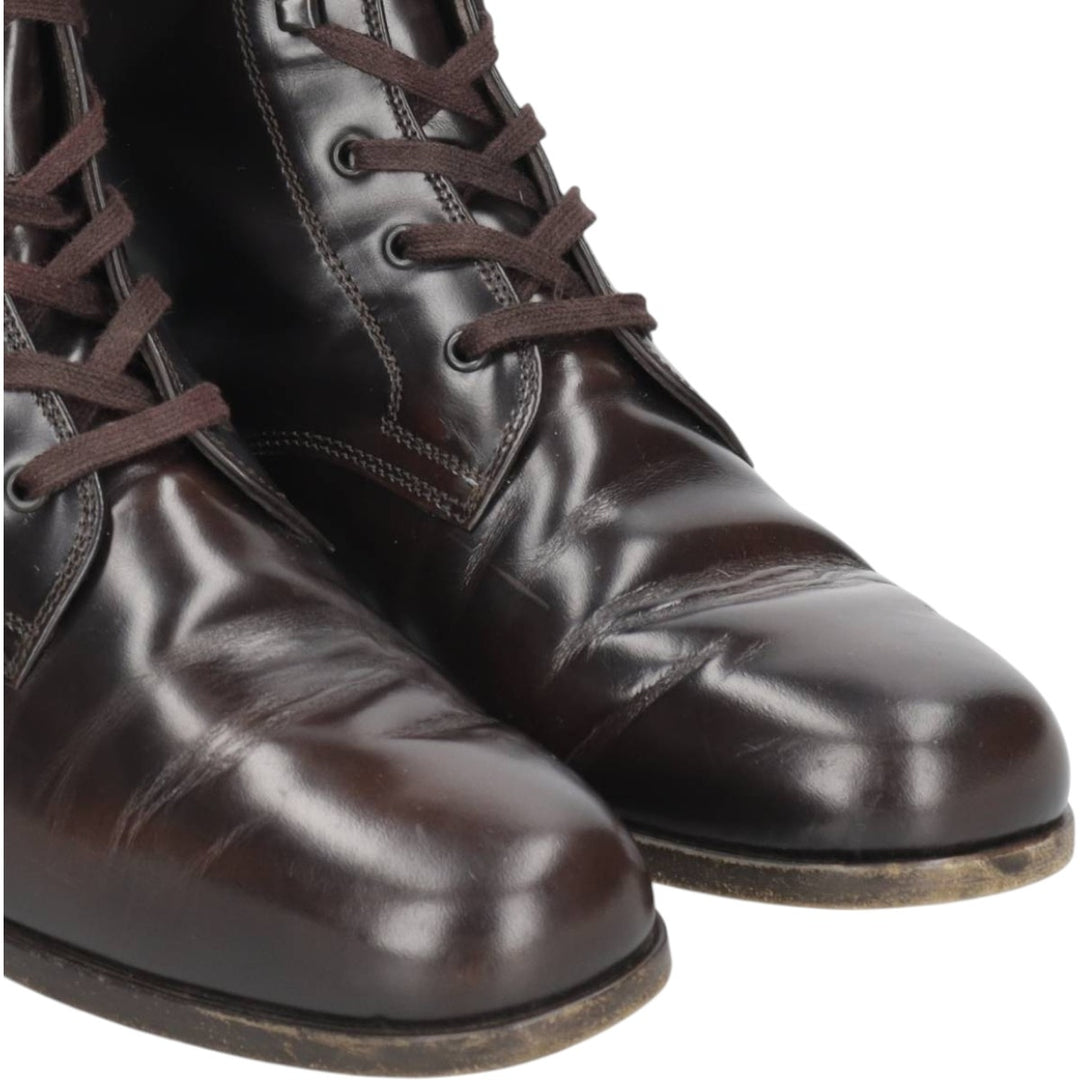 Tod's lace-up boots, made in Italy, size 36 Women's 23.0cm unclear brown type Vintage Second Hand