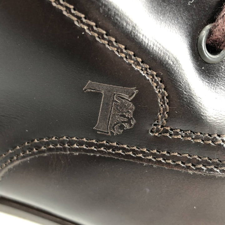Tod's lace-up boots, made in Italy, size 36 Women's 23.0cm unclear brown type Vintage Second Hand