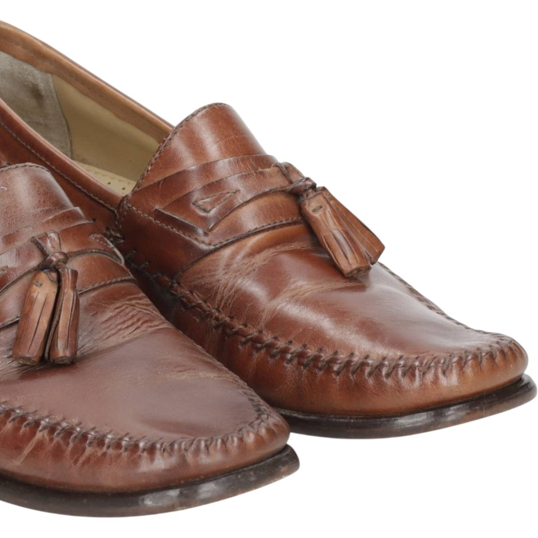 Stacy Adams STACY ADAMS Tassel Loafers 9W Men's 27.0cm unclear brown type Vintage Second Hand