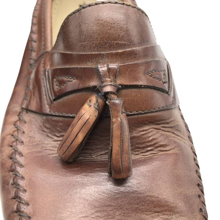 Stacy Adams STACY ADAMS Tassel Loafers 9W Men's 27.0cm unclear brown type Vintage Second Hand